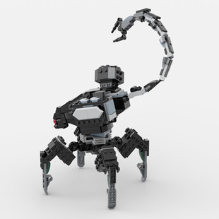 Moc-143662 Fas-Aca3 Combat Robot Machine Building Block Toy Set 404 Particle Number Gift