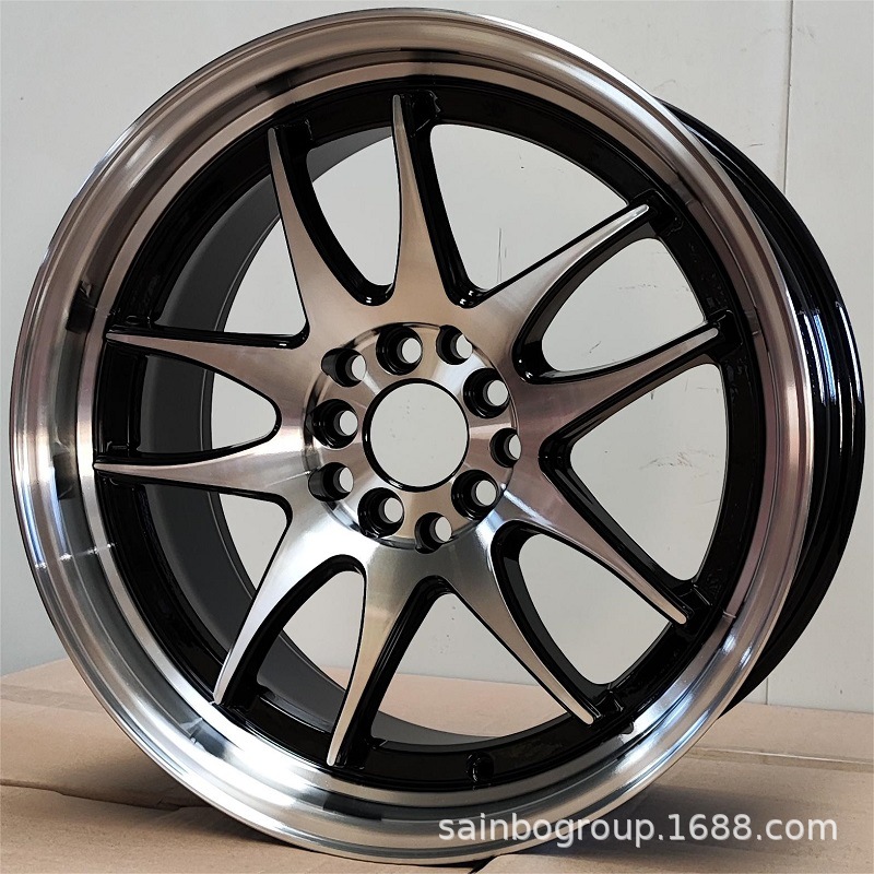 F91JT219 17 pulgadas 18 pulgadas 4x100 5x100 5x114.3 llantas de aleación de aluminio modificadas para automóviles