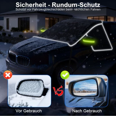 and Dust Protection Sunshade, Suitable – Car snow shield