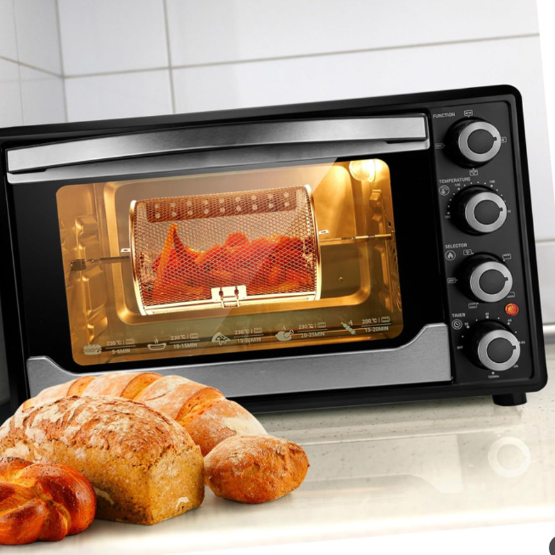 Mayorista adaptado horno eléctrico general giratorio castaño jaula de café jaula de tostado