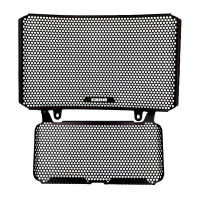 Suitable for Suzuki GSX 1300R 2021-2023 motorcycle radiator protective grille cover protective cover (Motorcycle Fender) - black-1300