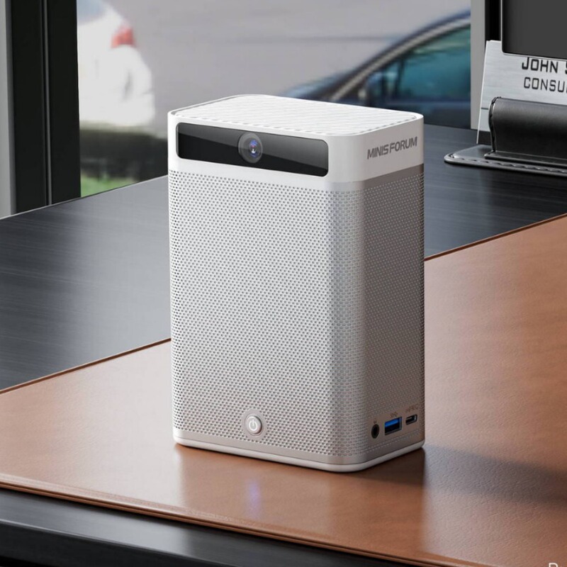 AMD5625U Mini Computer Host High Performance Camera Audio Office Conference Computer All-in-One Minipc