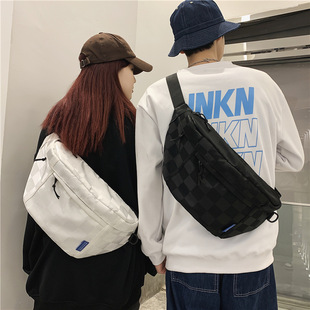 Korean Style Sports Chest Bag 2024 New Men's Fashion Trend Student Shoulder Bag Personalized Casual Messenger Bag