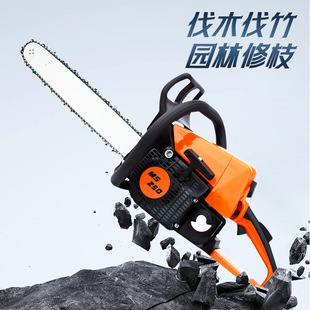 Gasoline Saw Multifunctional Garden Trimming Logging MS250 Handheld High Power Portable Chainsaw Logging Saw