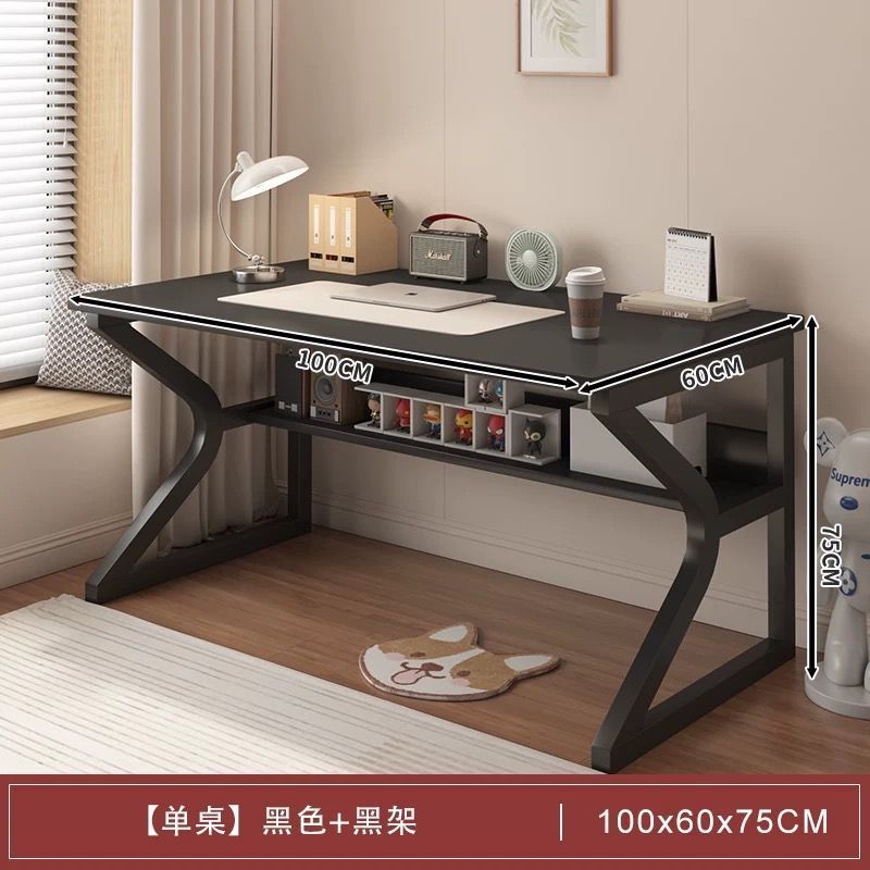 电脑桌台式家用电竞桌置物架办公桌工作台简易书桌卧室学习写字桌|undefined