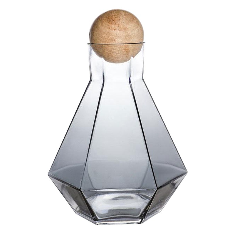 Nordic ins vidrio diamante botella de agua fría creativa botella de agua fría jugo frío blanco abierto olla de gran capacidad taza de agua fría
