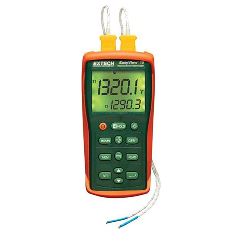 Extech EA15双输入温度数据记录仪 支持多种热电偶