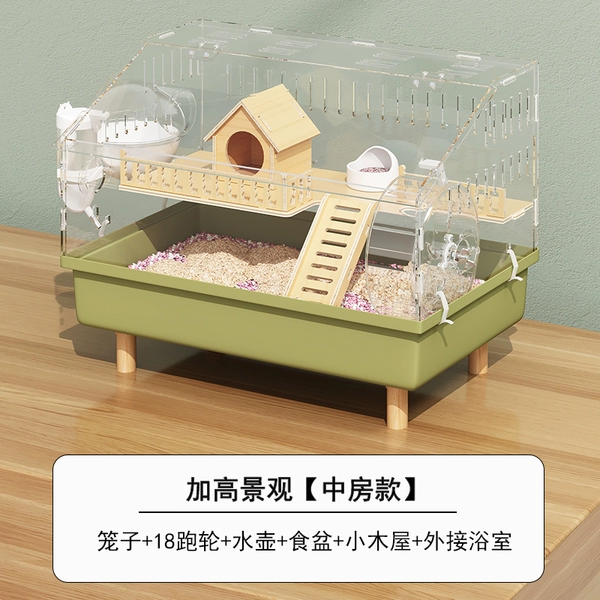 [Pallet upgrade model] 47 logs resistant to chewing - medium room model - green₪