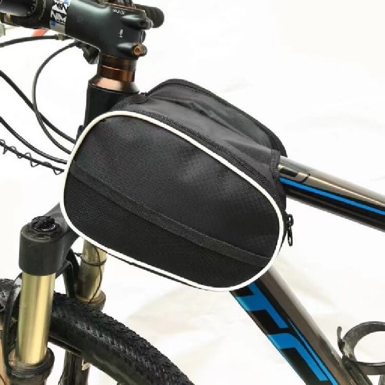 Mountain bike beam bag bicycle saddle bag/upper tube bag front beam bag mobile phone bag double bread
