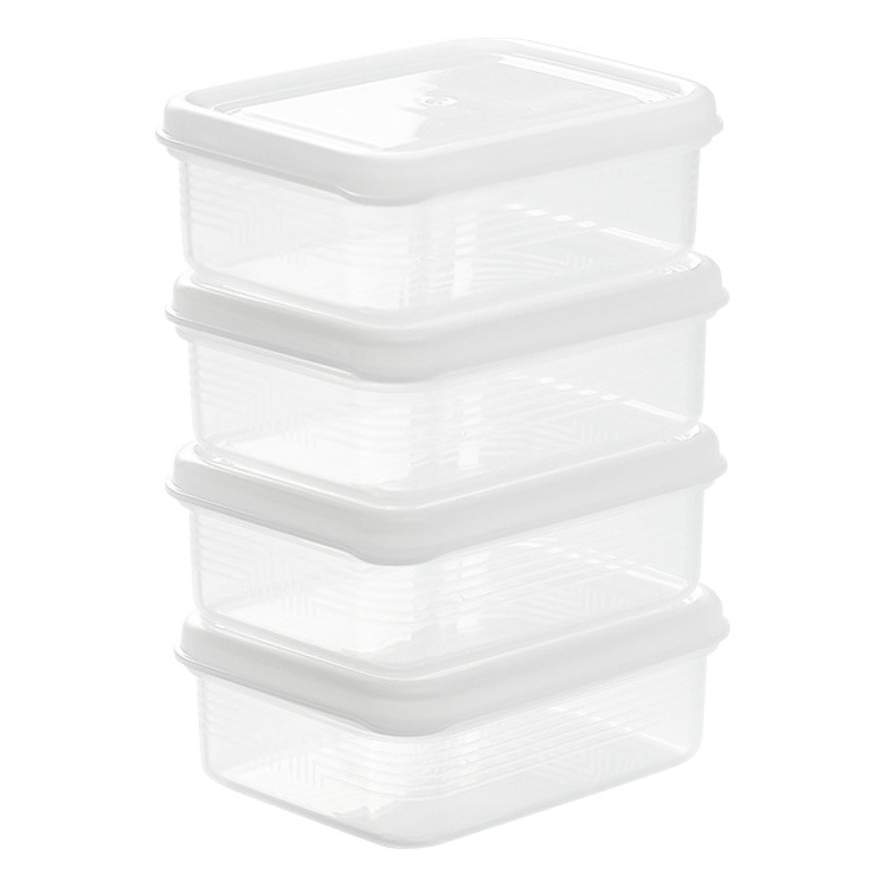 Refrigerator Meat Freezer Box Frozen Meat Storage Box Pp Sealed Food-Grade Preservation Box Microwaveable Japanese-Style Storage