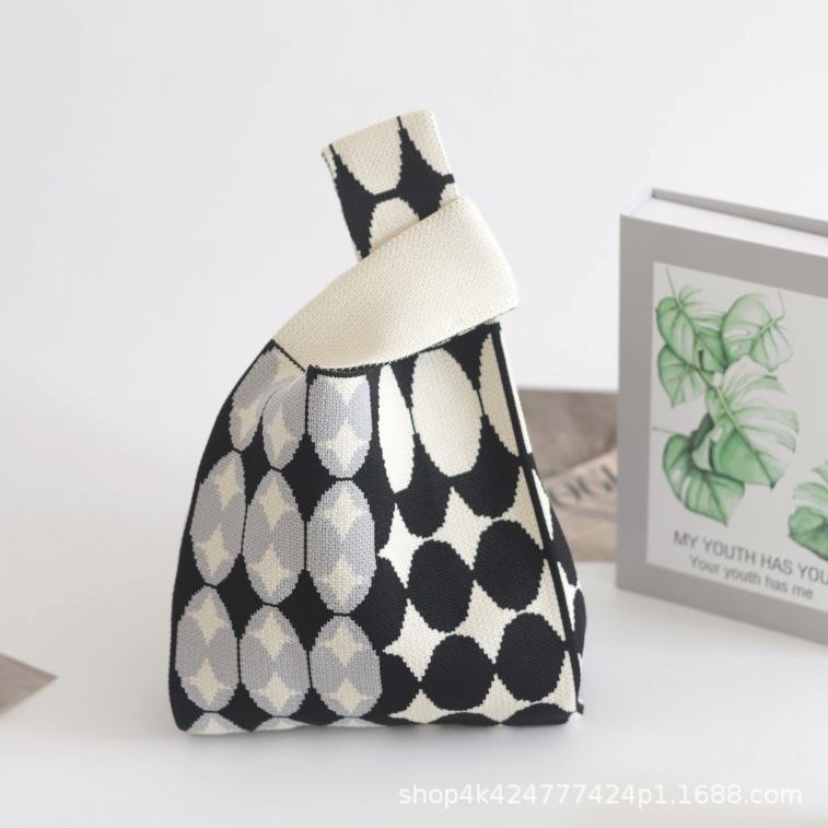 INS nuevo bolso de mujer bolso de mano bolso de punto bolso de gran capacidad bolso de hombro bolso de cubo