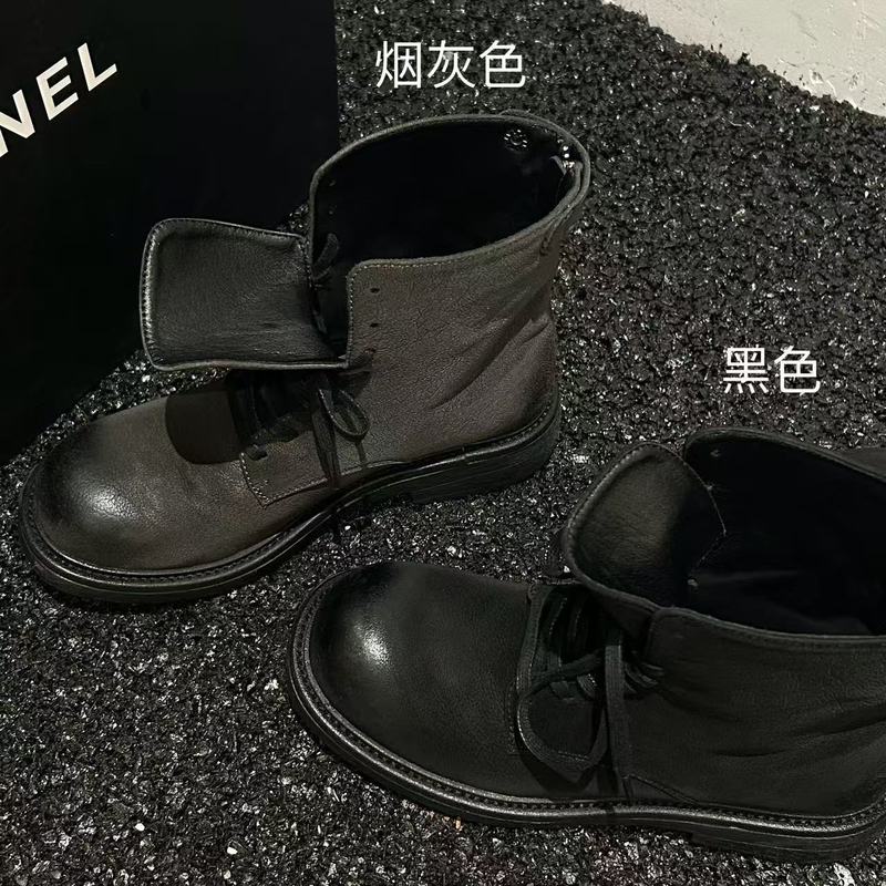 速鼎女鞋黑暗骑士2025新英伦复古高帮8孔系带擦色百搭骑士马丁靴|undefined