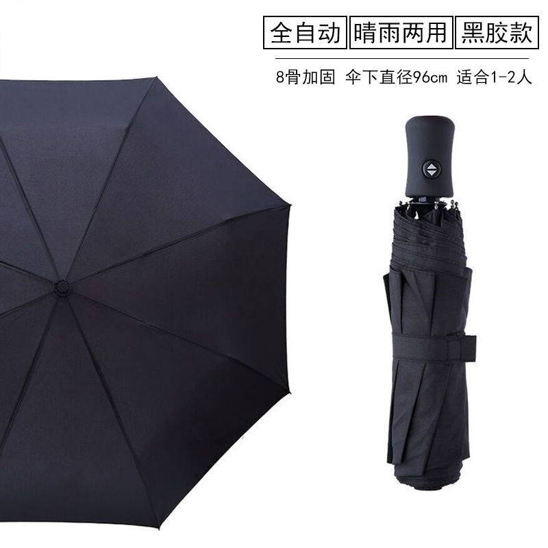 【オートタイプ】強化八骨黒ゴム日焼け止めブラック