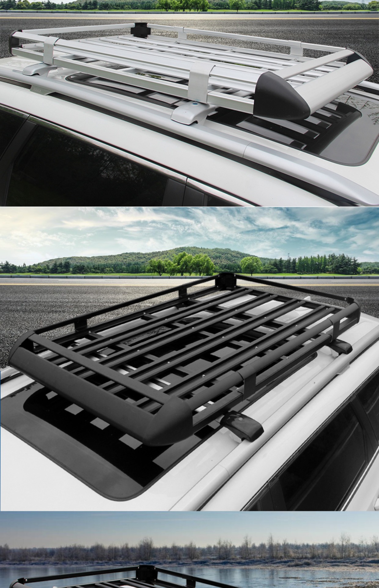 Car roof rack suv universal car travel frame rack special luggage frame basket roof rack change wholesale