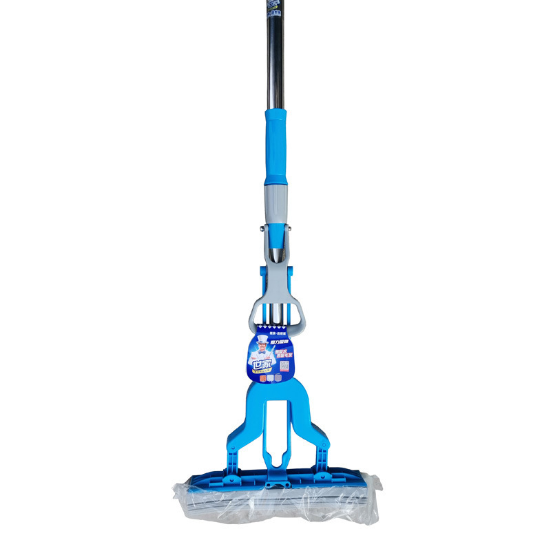 Shijia magic absorbent cotton folding mop sponge glue cotton mop folding squeeze water