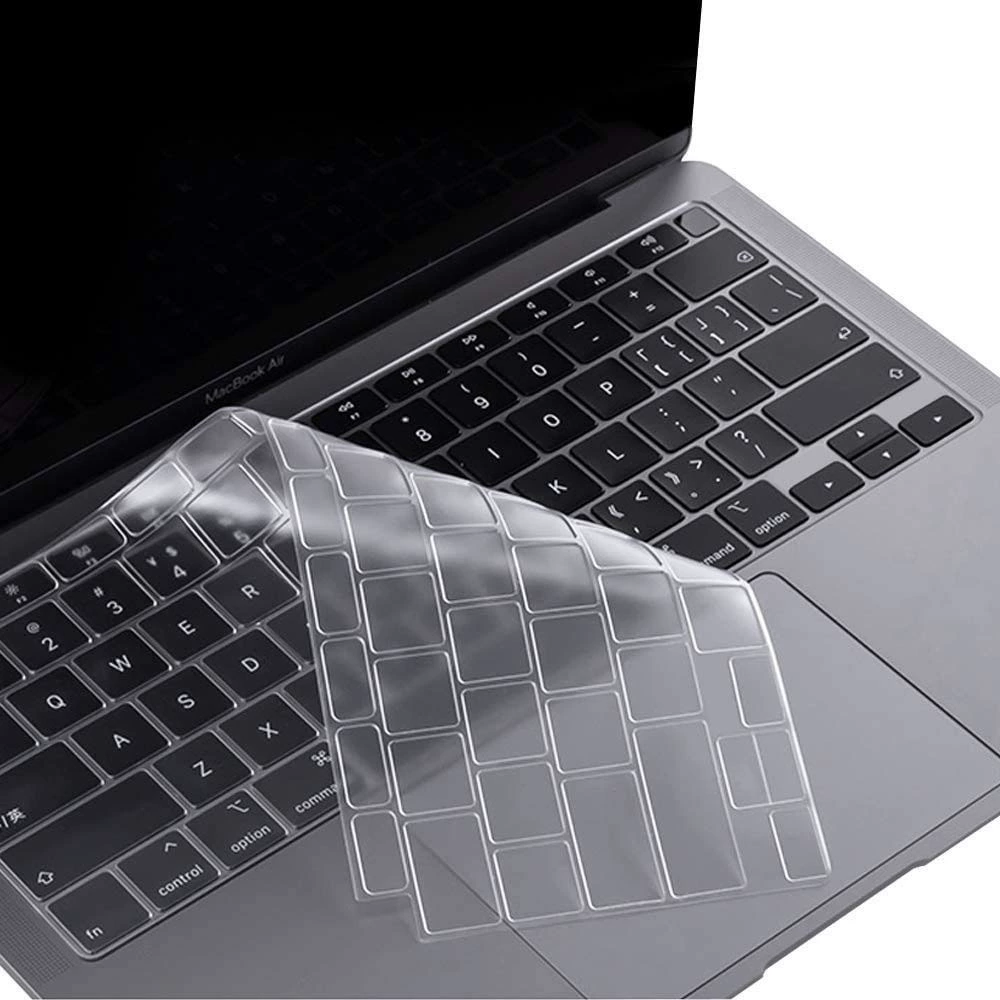 Защитная клавиатурная накладка (совместимо с Apple) для моделей MacBook Pro/Air, моющаяся, тонкий профиль