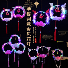 爆款蛇年过年夜市摆摊地摊儿童新年发光玩具成品手提古风花灯灯笼