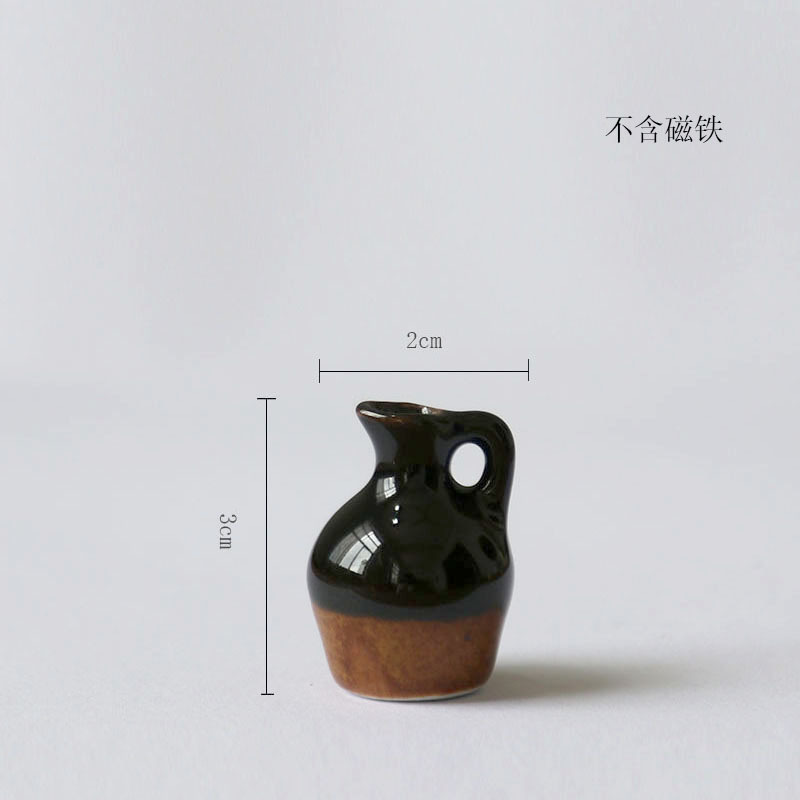 Ins風ミニセラミック小花瓶冷蔵庫貼り個性創意ミニチュア指先花瓶景徳鎮工場卸売り|undefined