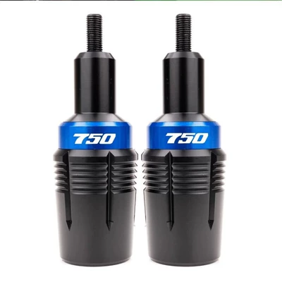 Pipe Anti-Fall Rod, Motorcycle bumper - blue-pair-of-body-anti-fall-gsxs750