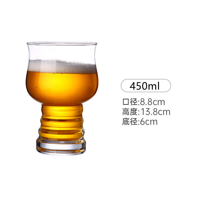 新しいガラス生ビールカップ、インターネットセレブの商業クラフトビールカップ、軽い高級感、高価値、創造的で大容量|undefined