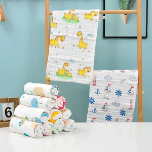 98% Cotton Baby Washcloths, 6 Layers Pure Cotton Muslin Facial Towel for Newborns and Toddlers