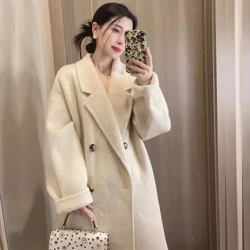  Woolen coat, woolen jacket, for teenagers, high-quality style, Korean style