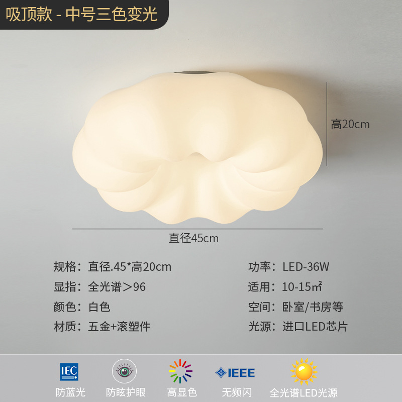 천장형 전체 스펙트럼 눈 보호 램프 45cm