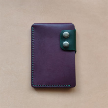 个性化创意皮革钱包卡包都市简约风信用卡包收纳多卡位皮革钱包