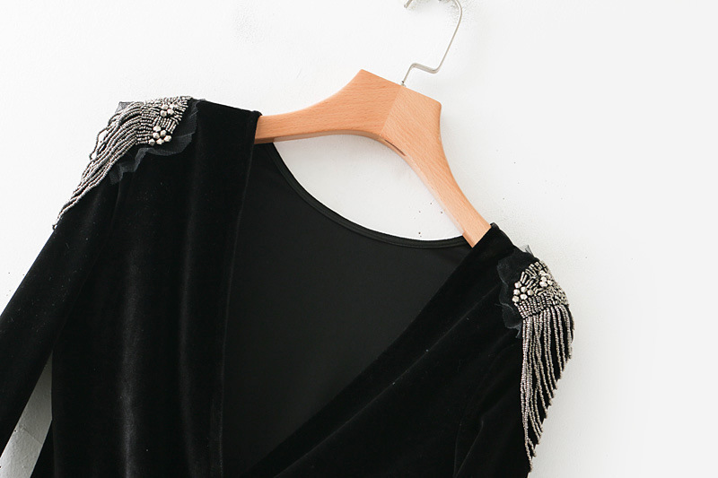 Velvet T-shirt Styled Look