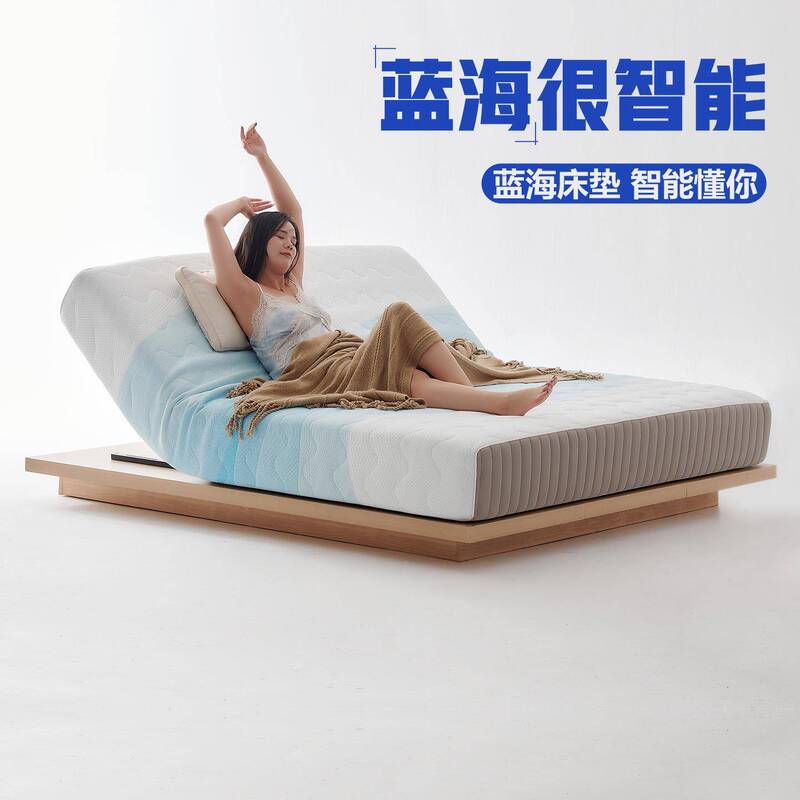 Shixiangjia Memory Foam Blue Sea Mattress Electric Intelligent Ai Multifunctional Sleep Aid Massage Adjustable Spring Mattress Shixiangjia Memory Foam Blue Sea Mattress Electric Intelligent Ai Multifunctional Sleep Aid Massage Adjustable Spring Mattress