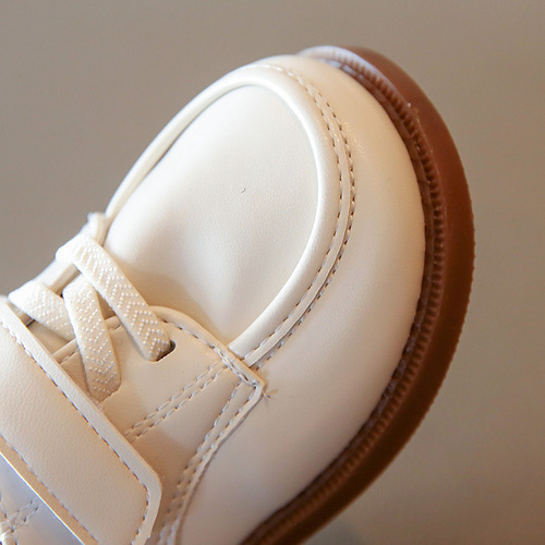 Children's Leather Shoes  Spring and Autumn New Style British Style Small Leather Shoes Soft Surface Non-Slip Performance Shoes Men's and Women's Toddler Shoes