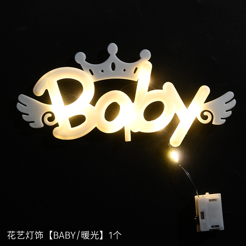 Decoración floral para el Día de San Valentín, luz ambiental, empaque de rosas, ramo de piruletas, luz de alambre de cobre, luz LED