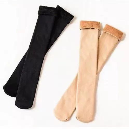 Demi-season keep warm knee socks, mid-length
