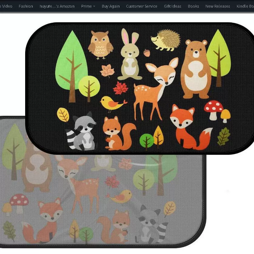 工厂汽车隔热挡光防晒遮阳板 PVC静电贴膜秒安装太阳挡遮阳贴膜