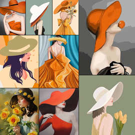 钻石画工厂亚马逊外贸爆款DIY满钻手工水晶简单粘贴画艺术图片