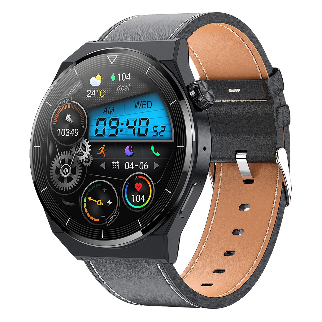 Nuevo reloj inteligente HK46 Bluetooth llamada ritmo cardíaco monitoreo del sueño GT3Pro nuevo pago fuera de línea NFC