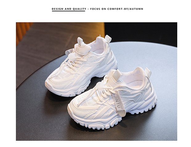 Dad Sneakers Für Kinder Atmungsaktive Leichte Freizeitschuhe_voghion.com