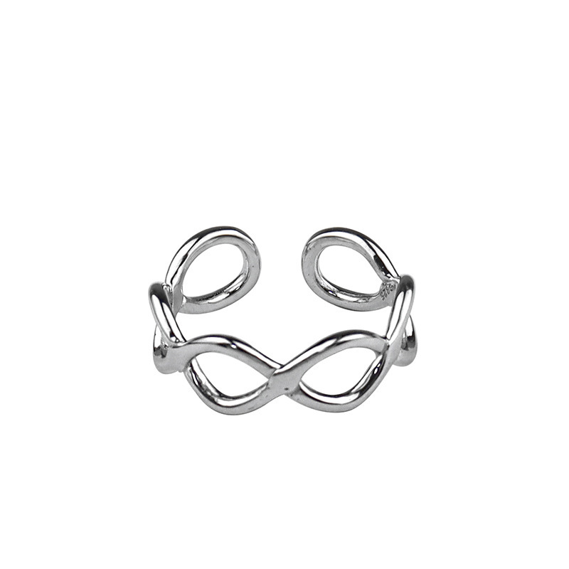 Korean personality hollow ring niche design sense geometric open ringpicture22