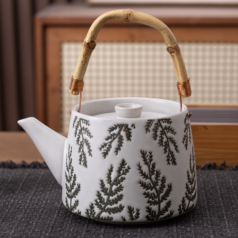 Taza de desayuno de cerámica pintada a mano pastoral esmerizada taza de cerámica rugosa taza de café de flores frescas taza de nicho menú de la tarde