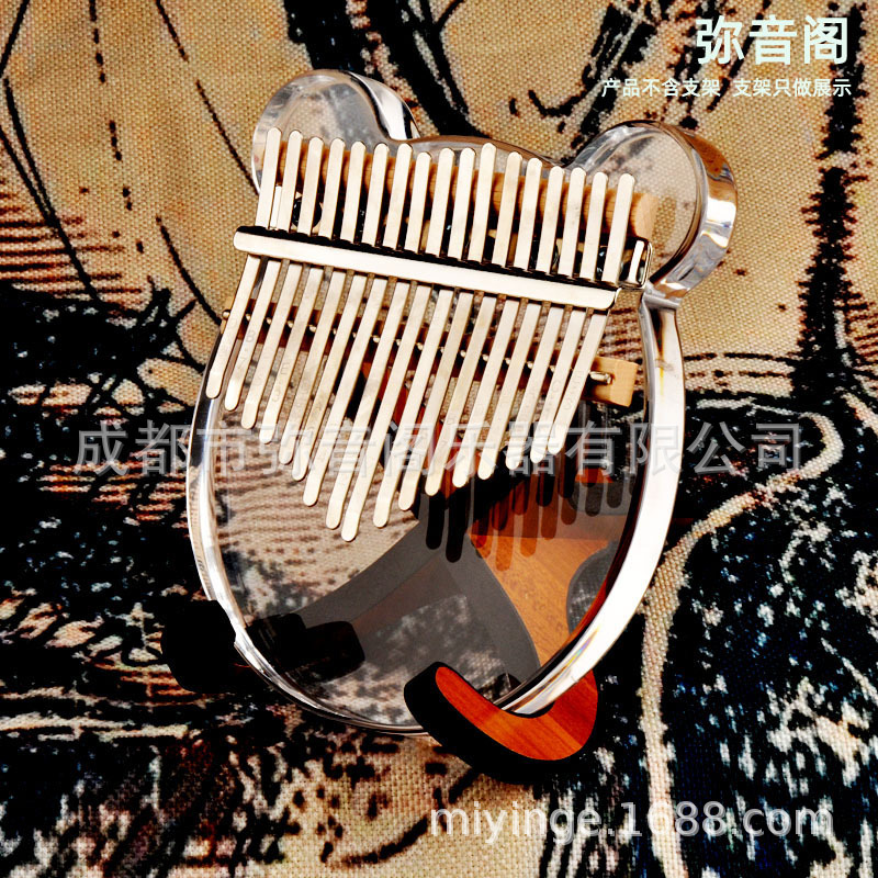跨境外贸17音单板拇指琴卡林巴琴初学者手指琴kalimba便携式乐器