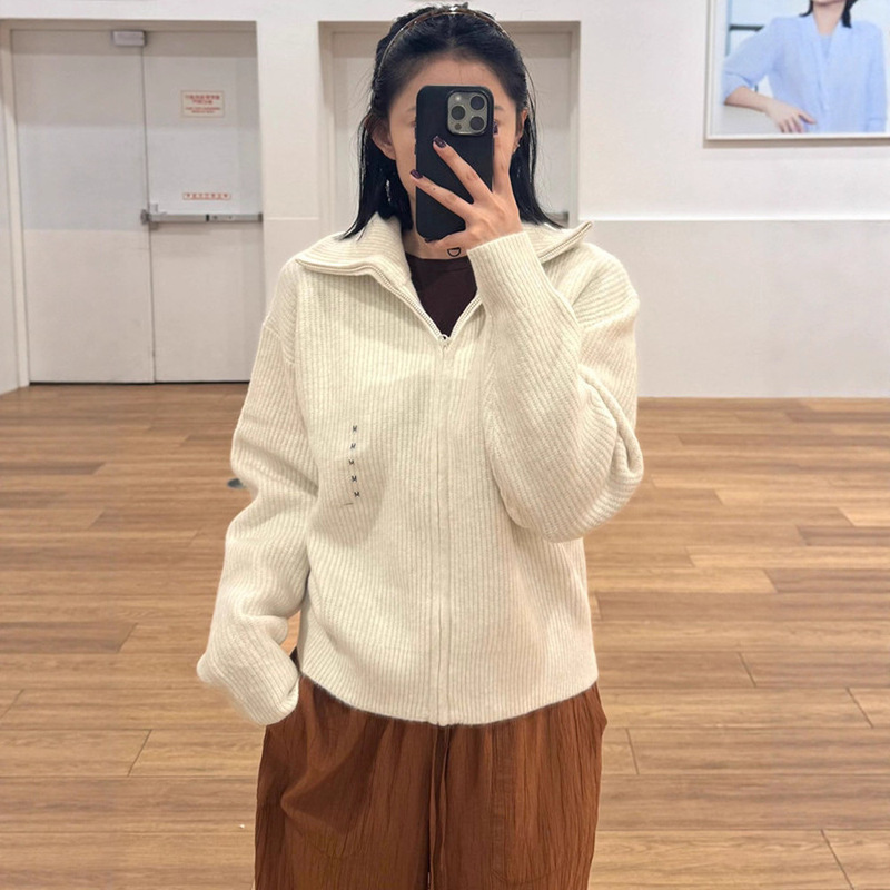 Daily Order! Women's Soufflé Zipper Knitted Cardigan/Sweater Sweater Jacket 25 New Style Y480490 Daily Order! Women's Soufflé Zipper Knitted Cardigan/Sweater Sweater Jacket 25 New Style Y480490