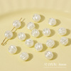 Acrylic beads from pearl, earrings, accessory, necklace and bracelet