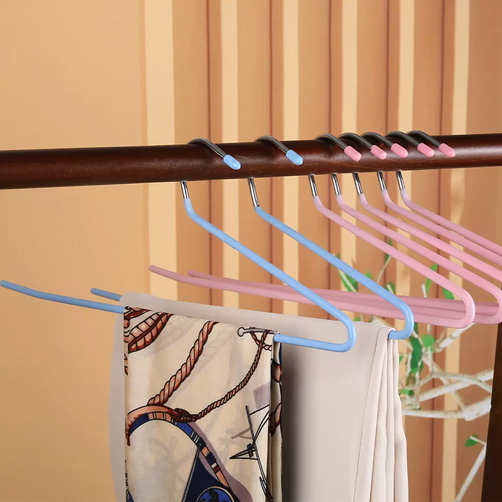裤架鹅型裤子衣架家用挂衣无痕防滑裤夹多功能收纳神器毛巾极简风