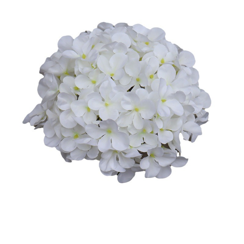 Material de flor de boda blanco brumoso artificial Misty Wedding Hall decoración camino plomo arreglo de flores techo flor artificial Flor de plástico