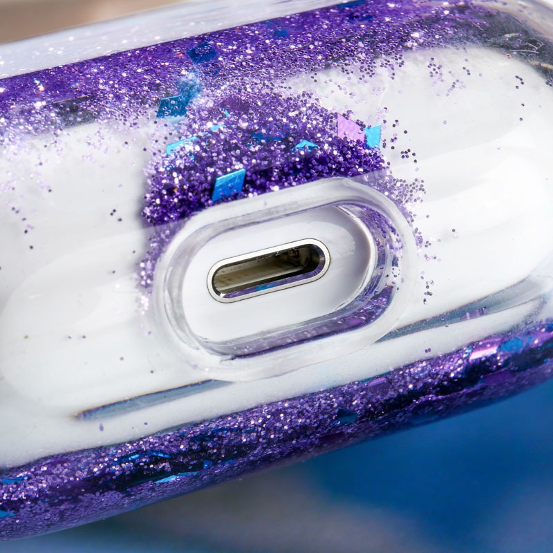 Защитный чехол для AirPods с эффектом жидкого песка LICHANG