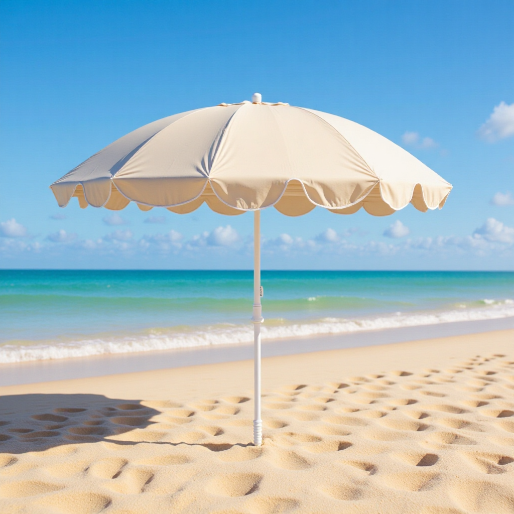 Factory Direct Supply Outdoor Advertising Sun Umbrella Three-Layer Sun Protection Beach Umbrella Event Street Stall Sun Umbrella