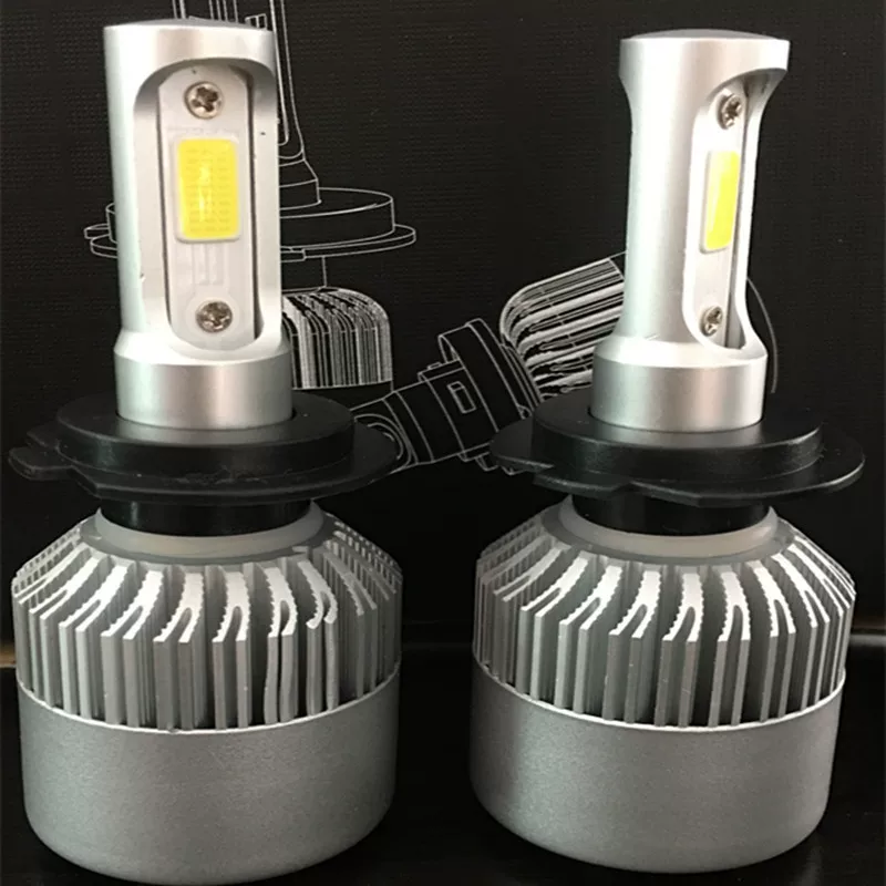 55W автомобильные LED-фары 12V H7 H4 H1 H11 9006/HB4, суперяркая лампа для дальнего и ближнего света