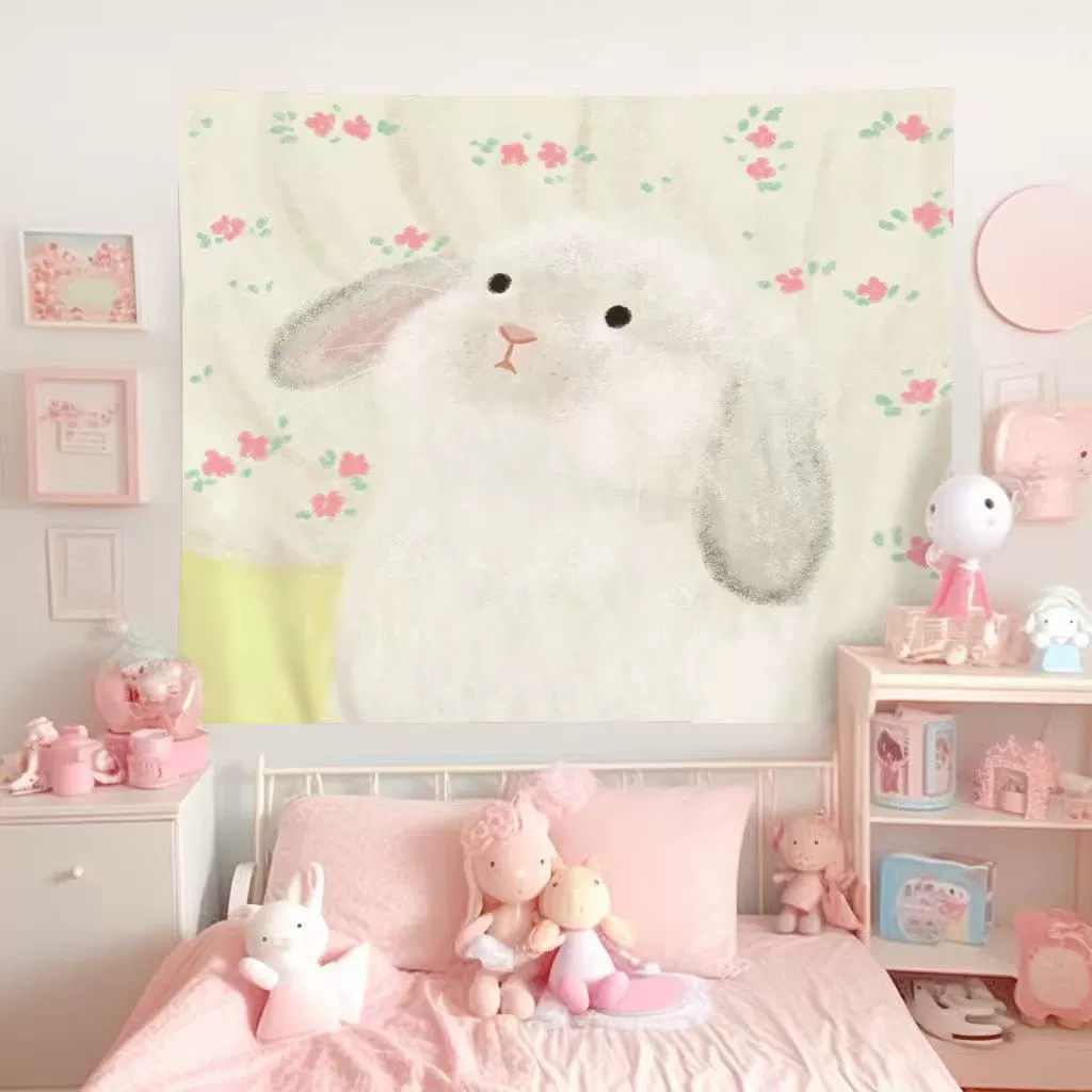 [cutepets милый исцеляющий фон, настенный тканый декор для комнаты, переделка спальни/общежития, мультяшное украшение]