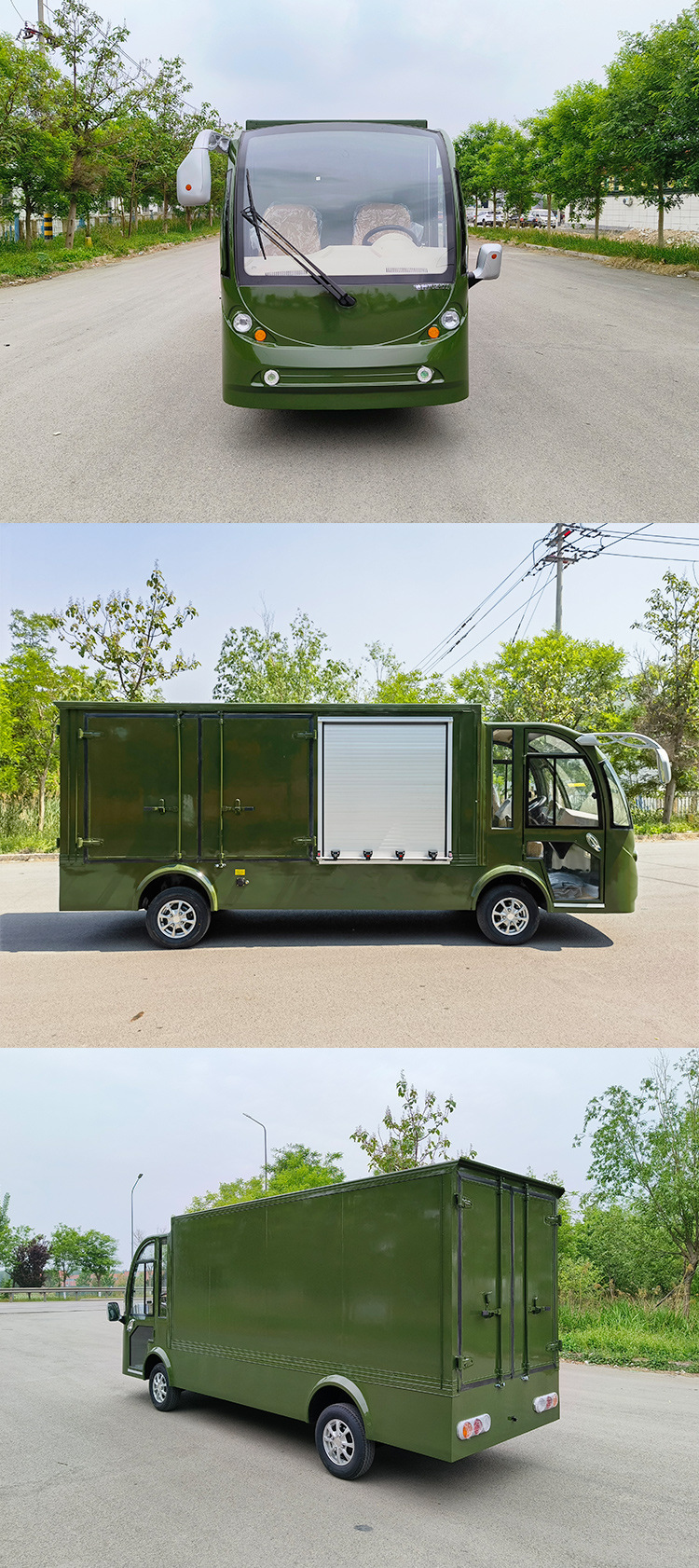 Electric Four-Wheel Truck Transfer Truck Transport Truck Factory Transport Transfer Truck Logistics Transfer Cargo Transport Truck