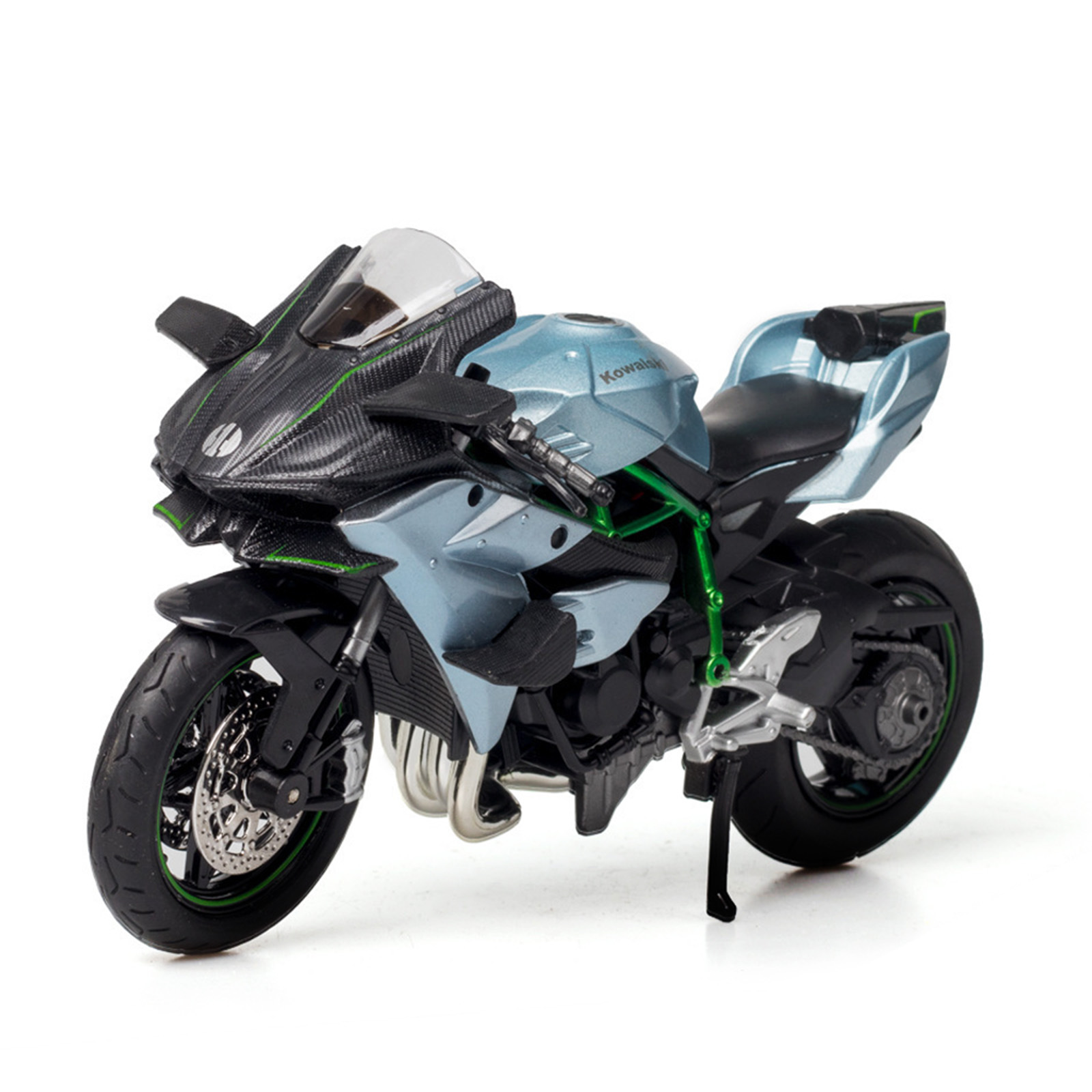 Modelo de motocicleta de aleación 1:12, motocicleta Chuanqi, simulación de amortiguador, dirección, coche de juguete para niños, caja ciega transfronteriza, dropshipping